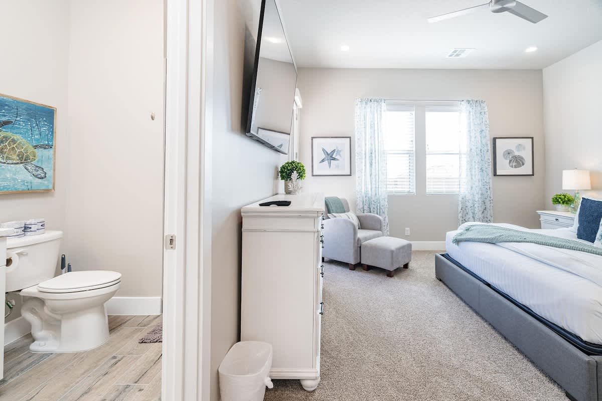 #52 - Master bedroom #2 upstairs with king bed