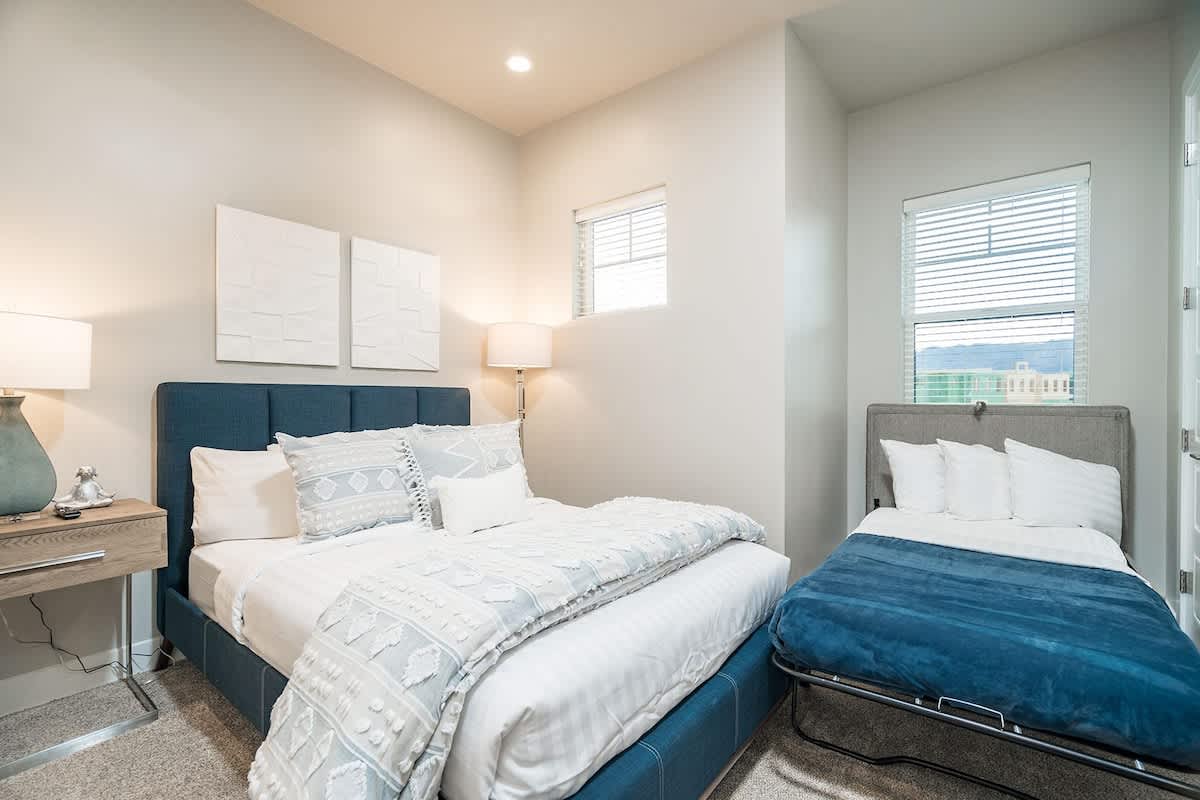 #53 - Bedroom 2 with queen bed plus ottoman twin pullout bed