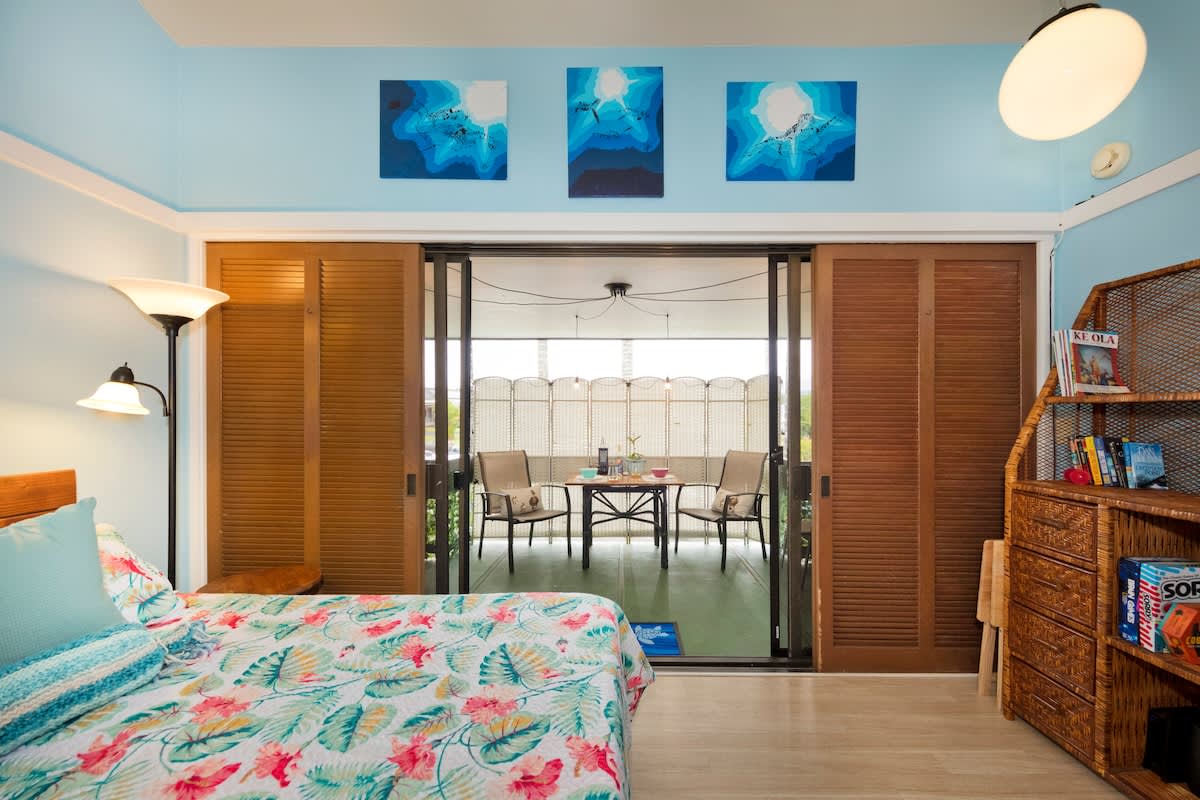 Happy Honu Oasis in Hilo Town w/pool and A/C