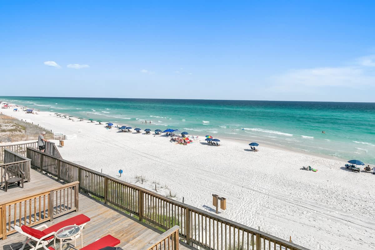 Summerhaven 4 | Beach Front with Huge Deck Overlooking Gulf!  — Miramar Beach, FL — vacation rental