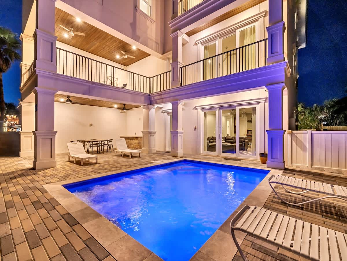 Sand Castle Casa | 8 Bedrooms | ROOFTOP DECK WITH GULF VIEWS — Miramar Beach, FL — vacation rental