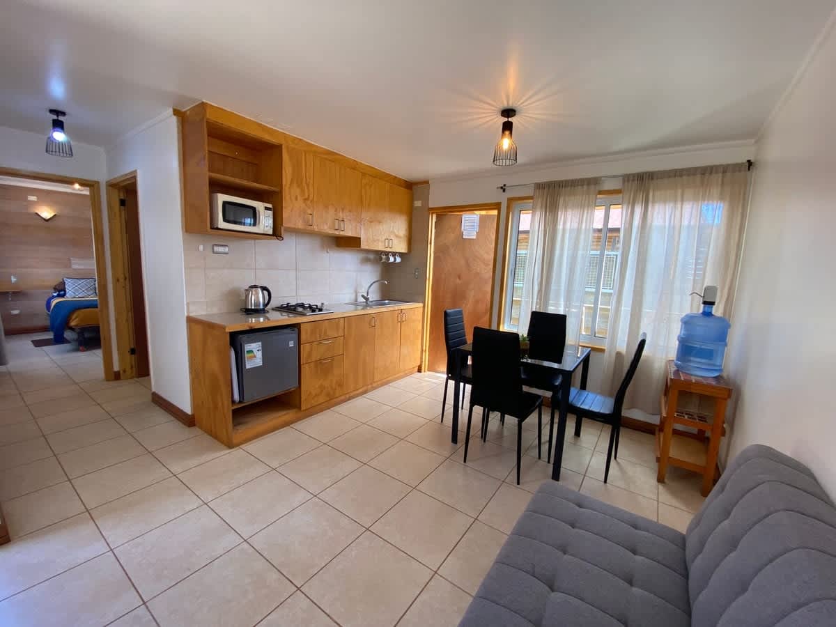 Kitchen, Living and Dinning Room