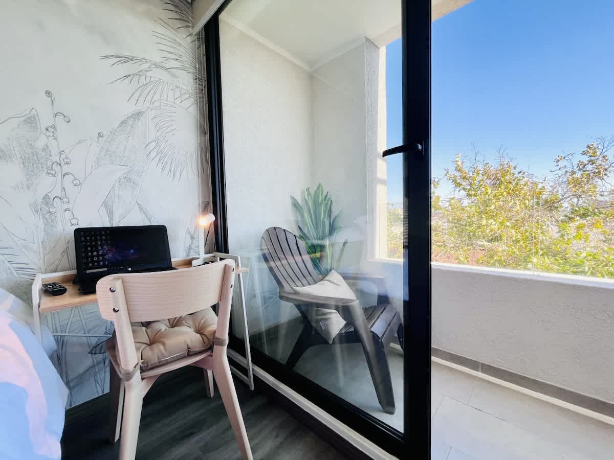 Vibrant Ñuñoa Apartment | Gym Laundry Parking Pool