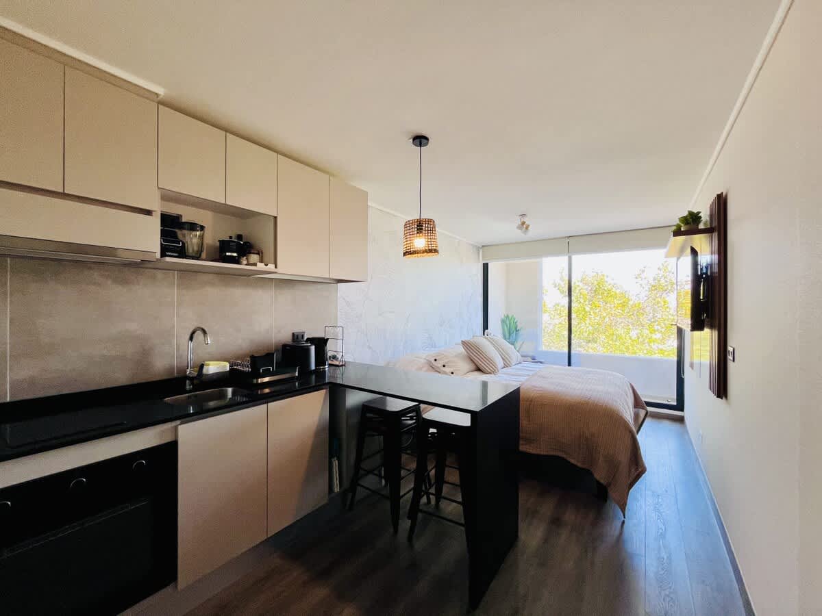 Vibrant Ñuñoa Apartment | Gym Laundry Parking Pool