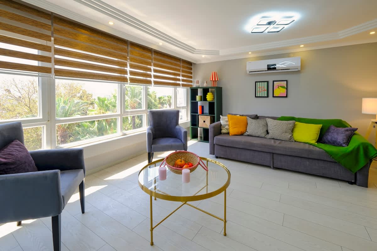 Central Flat in Kaleici with Sea View, Near Beach