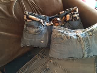 My old jeans and my moms vintage belt!