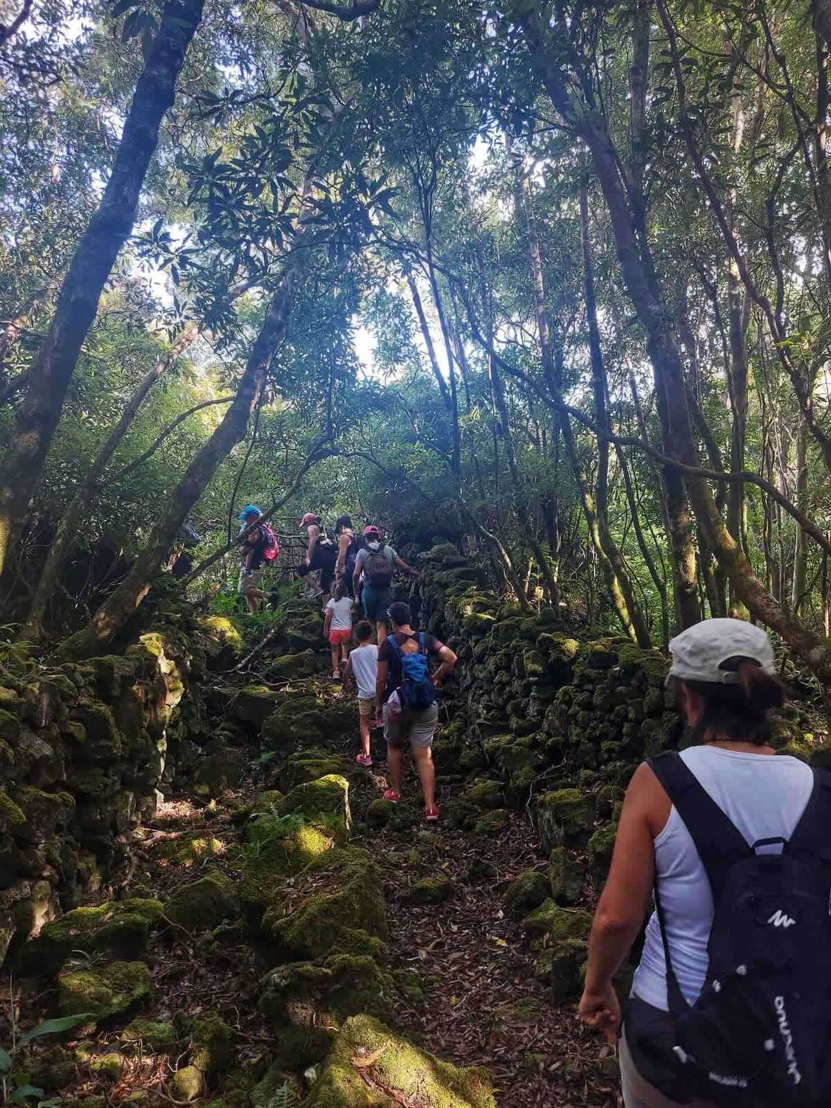 Hiking is very popular on the island.