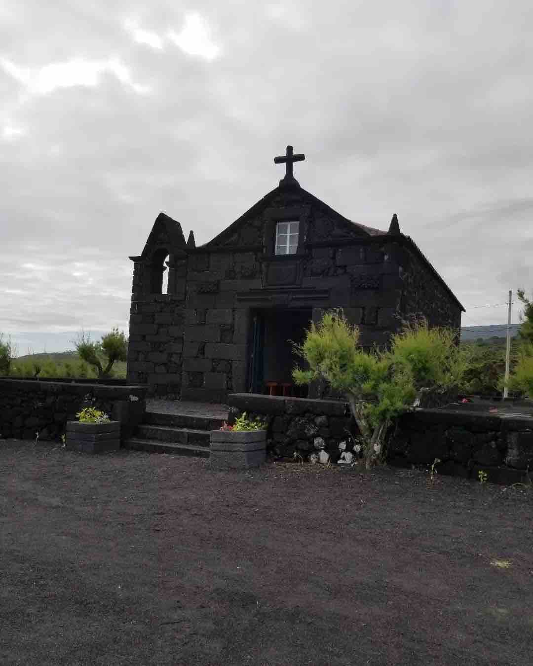 Very old church on the coast in Cabrito, Santa Luzia.