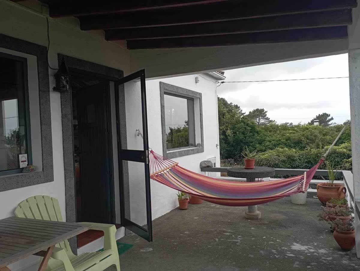 New front door screen.
The flies were driving me crazy one summer so I added this door in the summer of 2022.
The hammock is a perfect place to lounge after a long day of exploring the beauty of Pico.