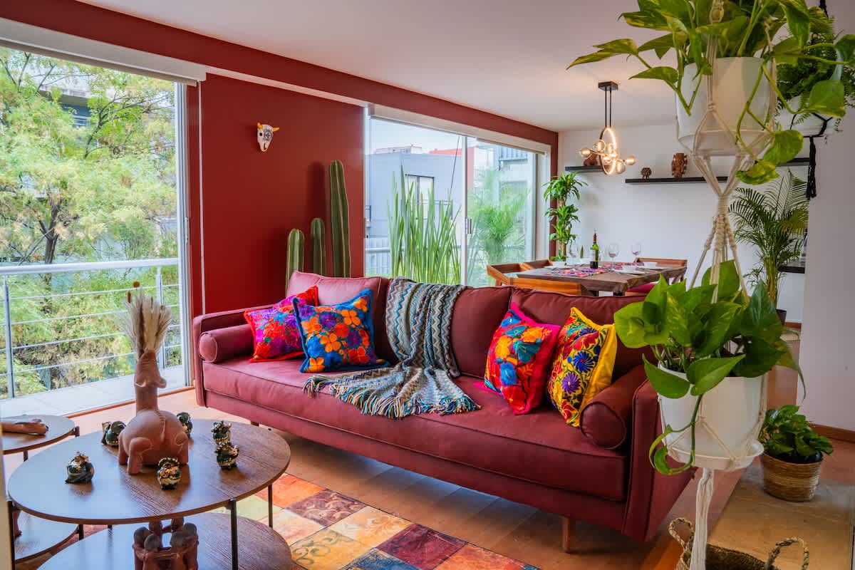 Pent House Bohemian Condesa 3 bedroom Villa w/AC — Mexico City, Mexico City — vacation rental