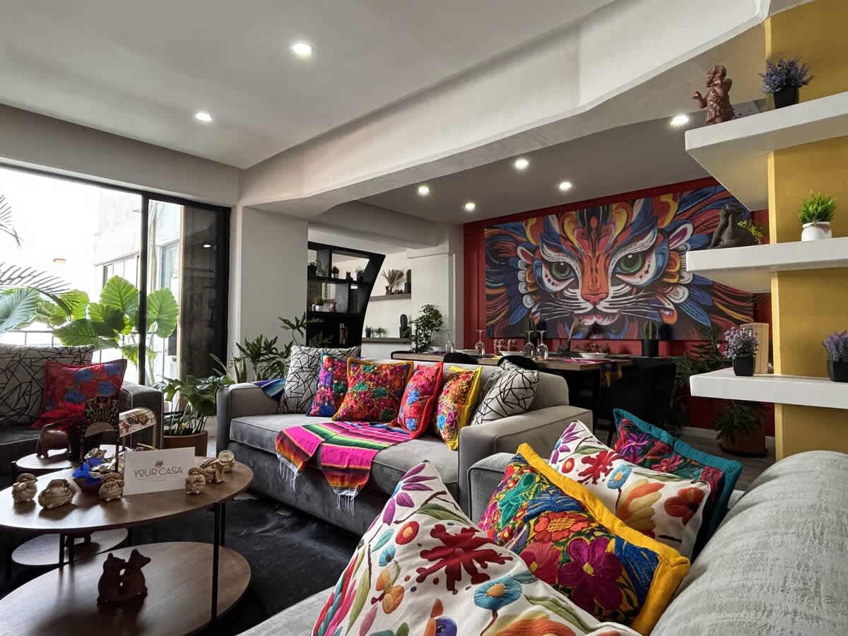 *Roma Norte Central Living /3 BR/6 guest/AC — Mexico City, Mexico City — vacation rental