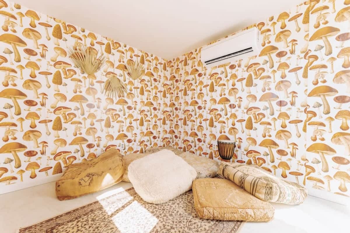 Take a seat on a pillow in the shroom room and beat on some drums. 

Your own private room separate from the house where you can meditate and go on your very own journey.