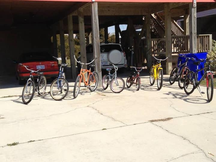 Don’t want to bring your bikes? We have some for you.