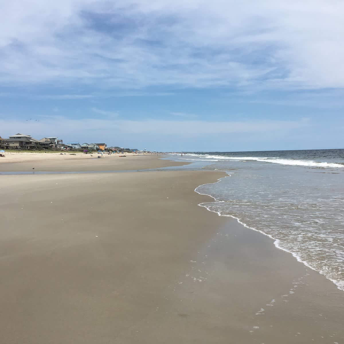 The beach near the public access closest to the house.