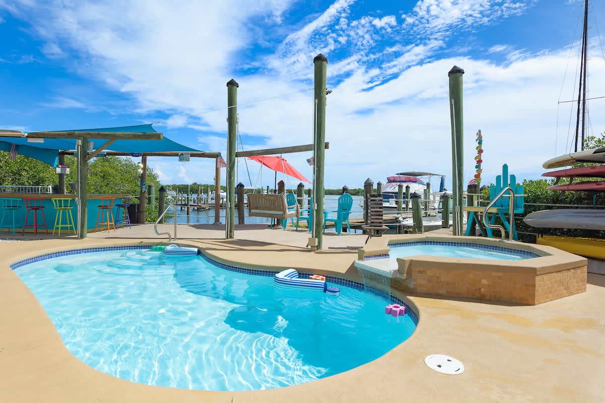 Wide Water Getaway - Waterfront with dockage, private pool and hot tub, incredible water views, Perfect Family Home — Marathon, FL — vacation rental