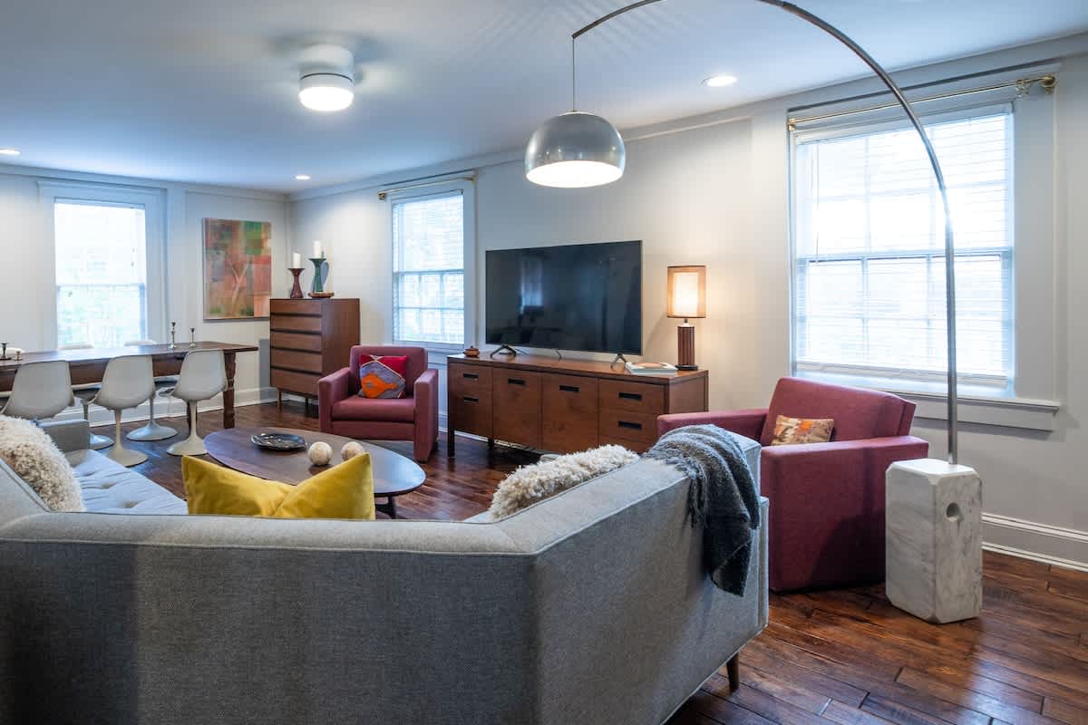 Silk Stocking District historical mid-century home