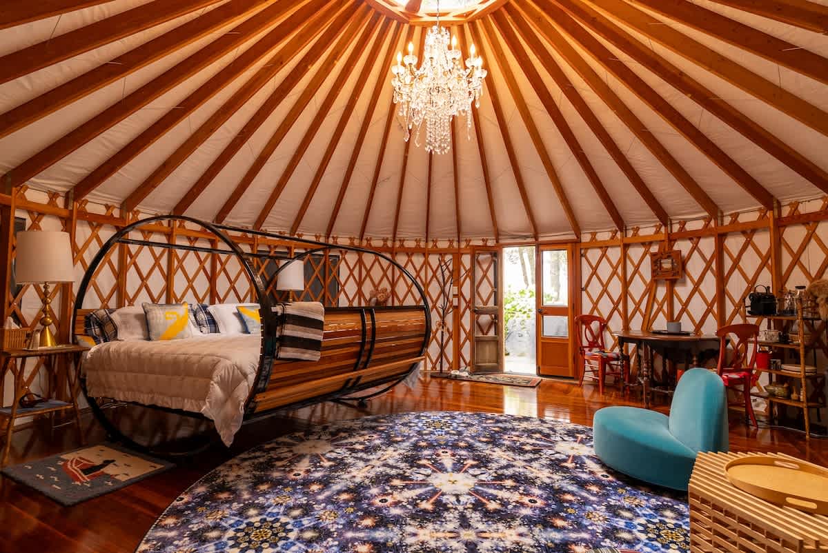 Luxury Yurt at Seaside Farm in Friendship — Friendship, ME — vacation rental