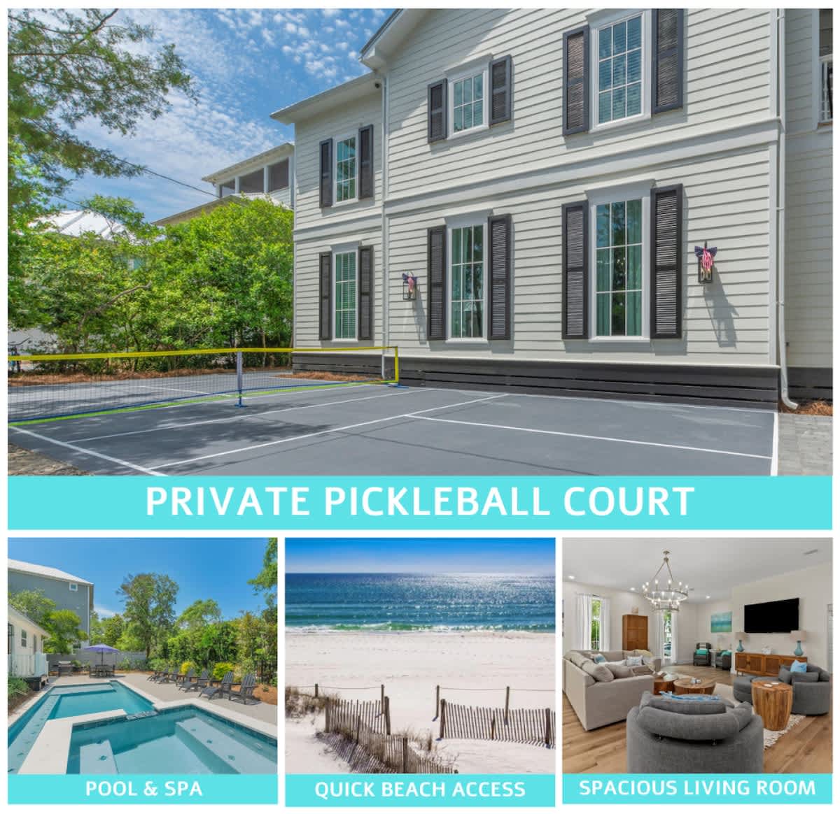 Luxury 8BR Home w/ Pickleball, Pool & Spa