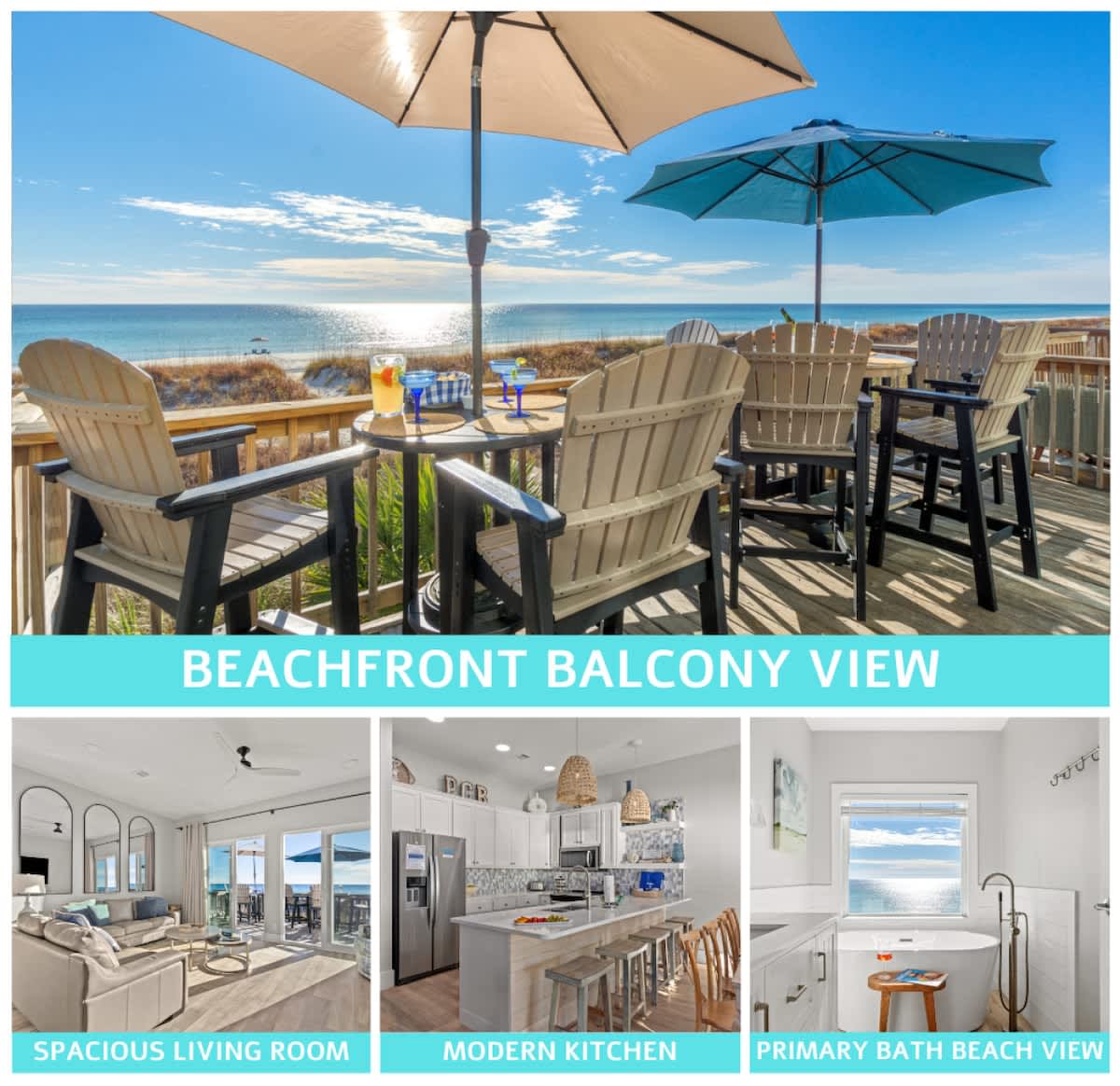 Beachfront, Pool, Amazing Views, and Sleeps 14