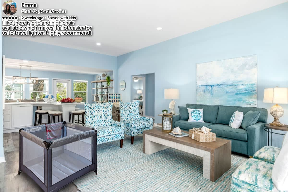 Luxe Home | 4 Min Walk to Crystal Beach & Pool