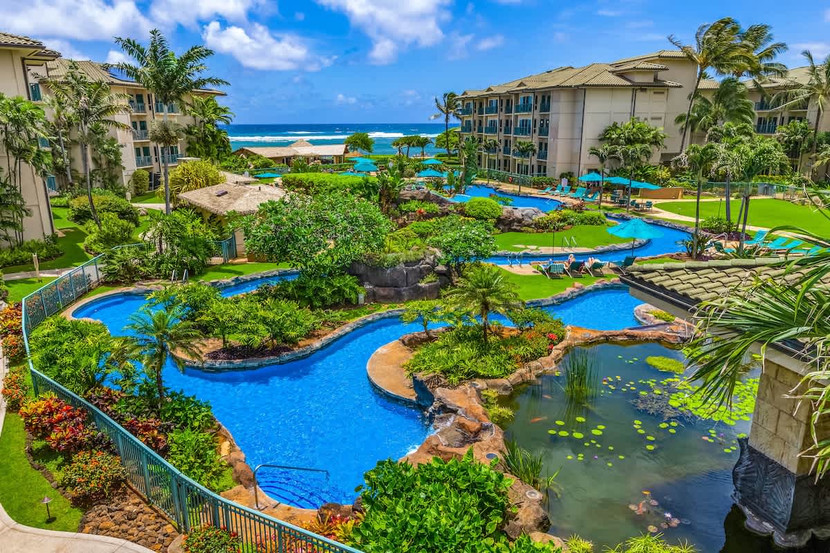 Waipouli G203 Beachfront Resort! Pool, Slides & AC — Kapaʻa, HI — vacation rental