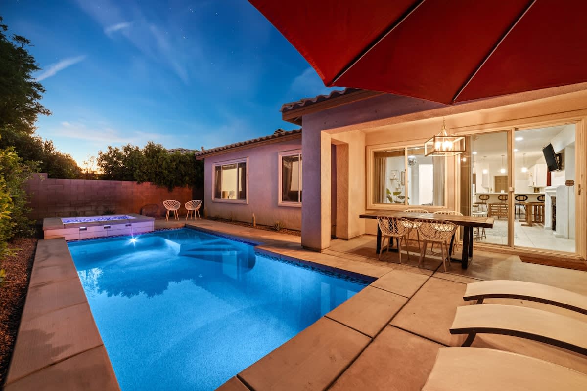 Stylish Indio Sanctuary with Heated Pool — Indio, CA — vacation rental