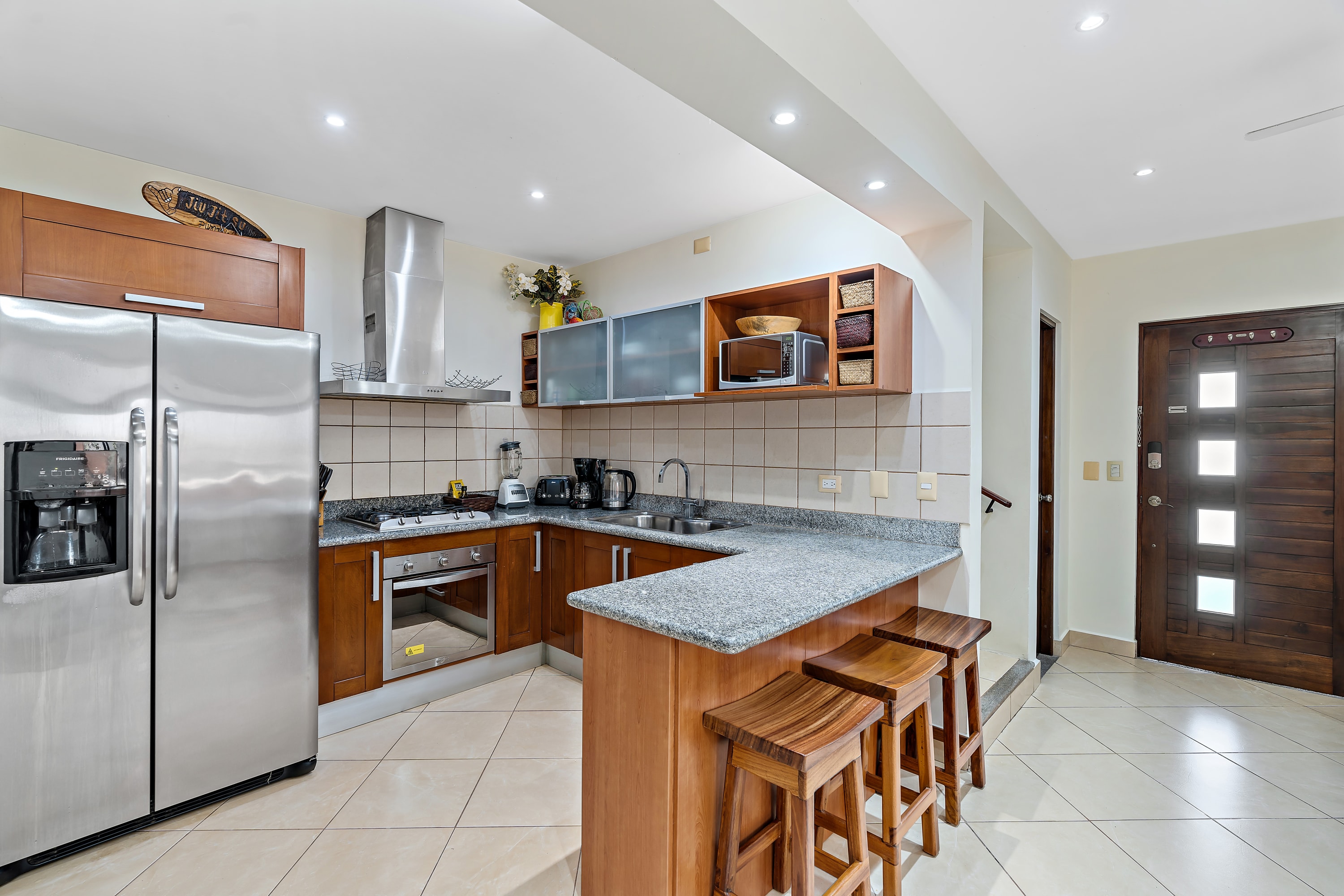 Spacious fully equipped kitchen