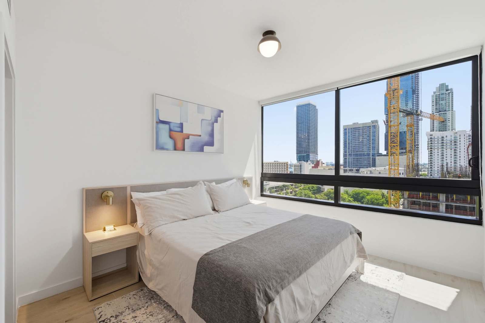 Refined Downtown Miami Residence with Skyline View interior
