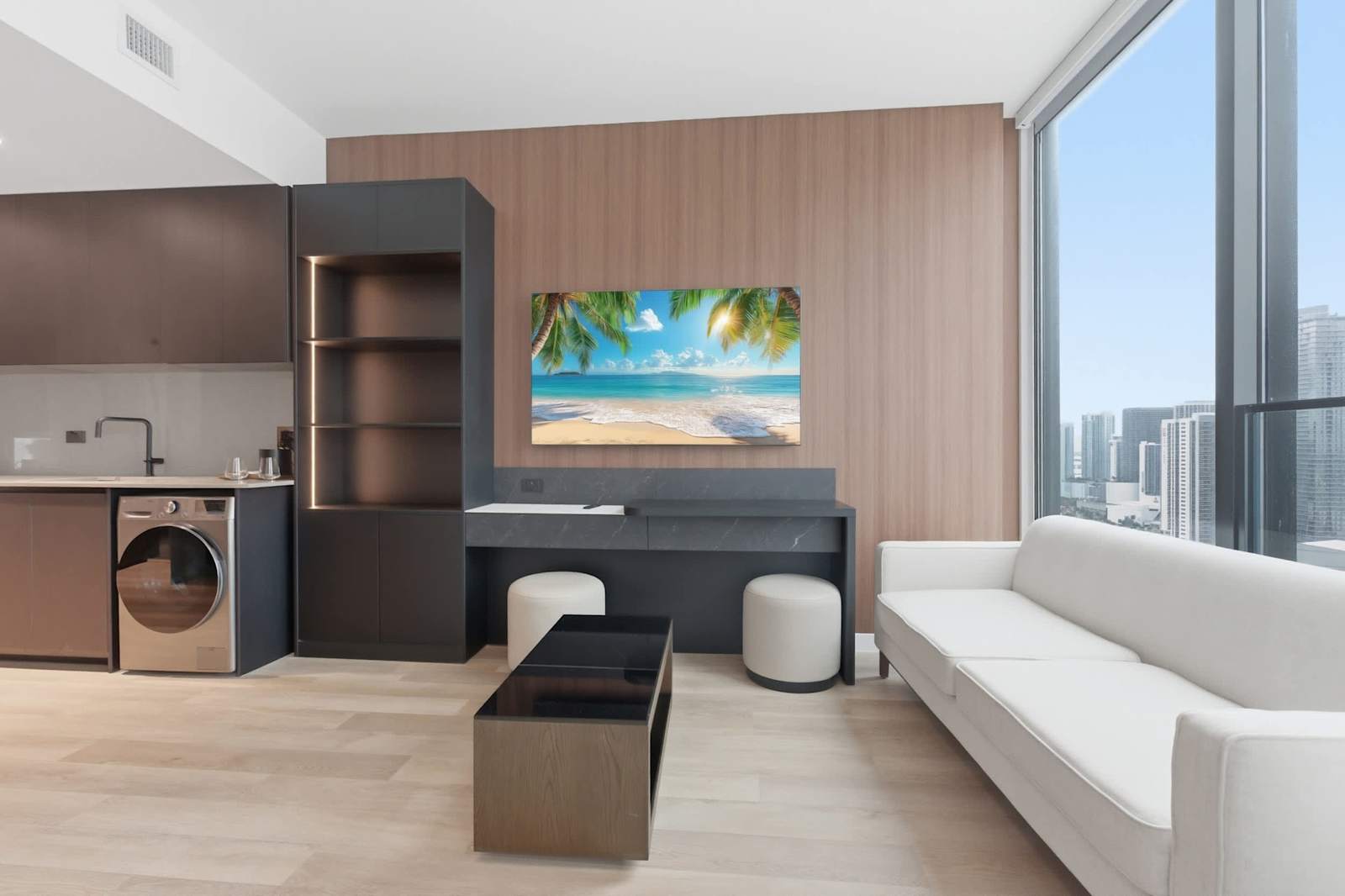 Luxury E11EVEN Studio Suite with ELITE AMENITIES interior