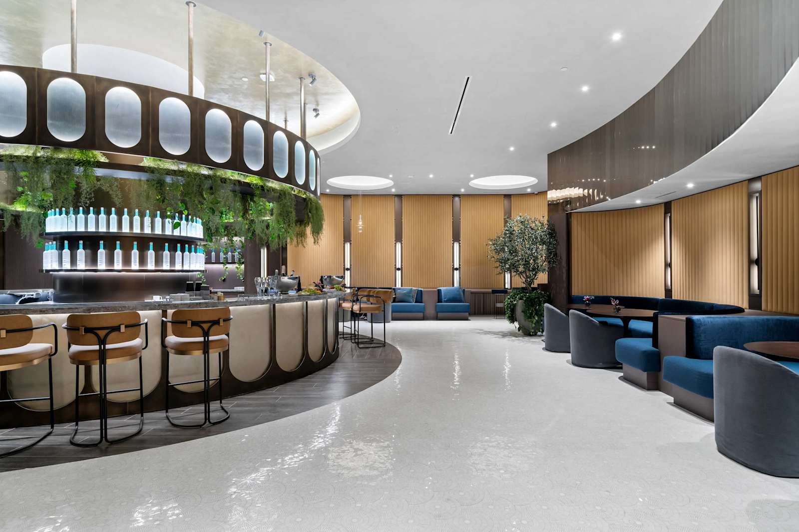The E11EVEN Luxury Residences living space