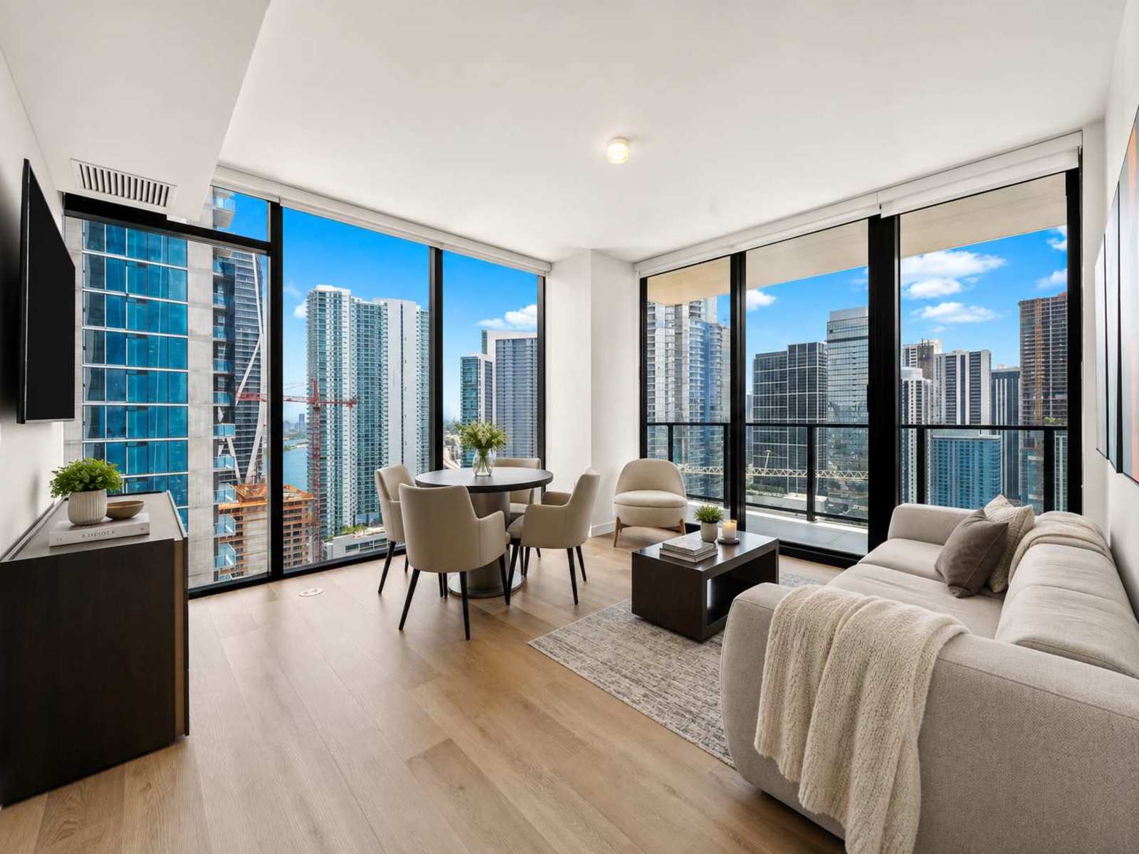 E11EVEN Residences 2 Sided Suite with City Views interior