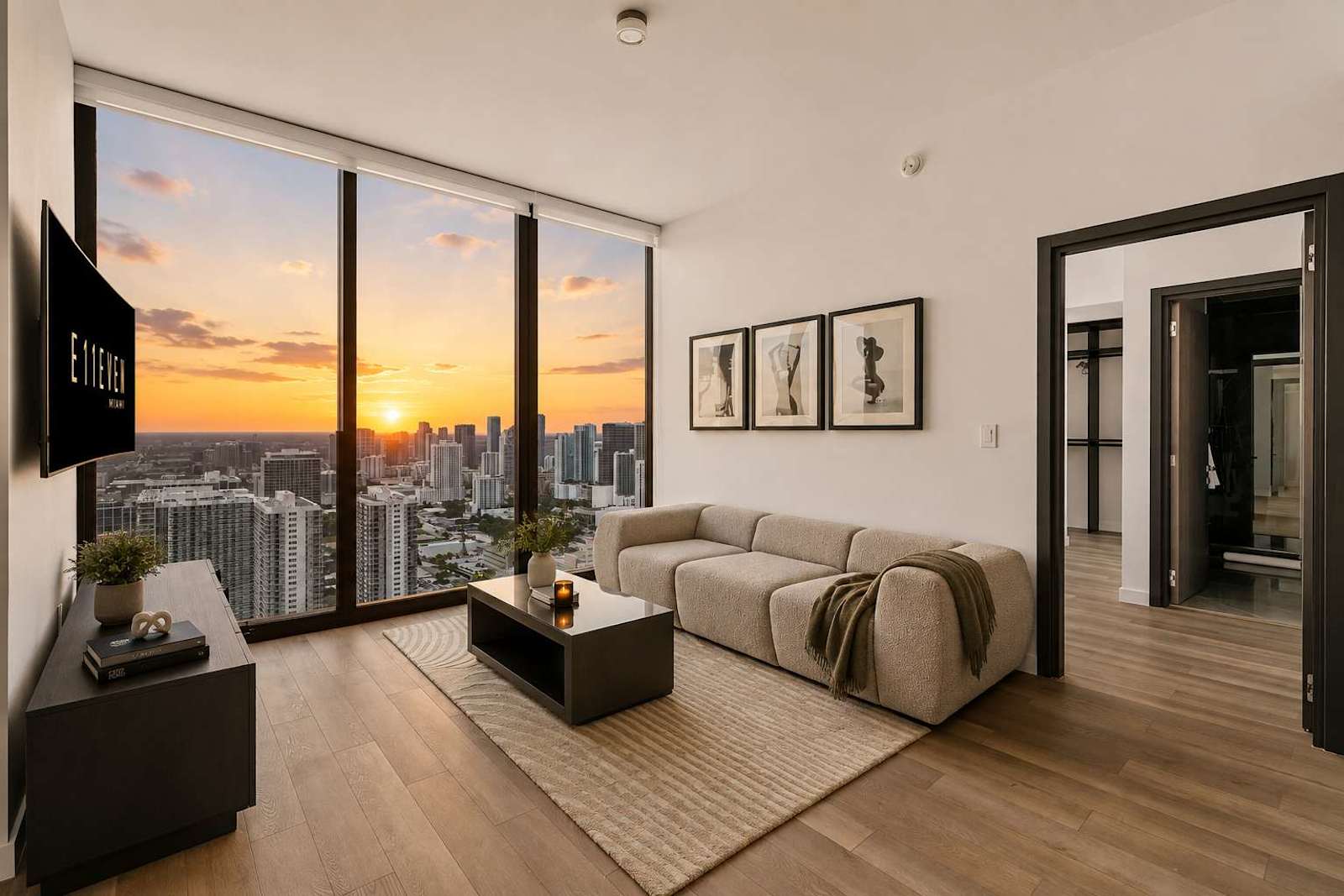 48th Floor E11EVEN 2BR Bay Views ELITE Amenities interior