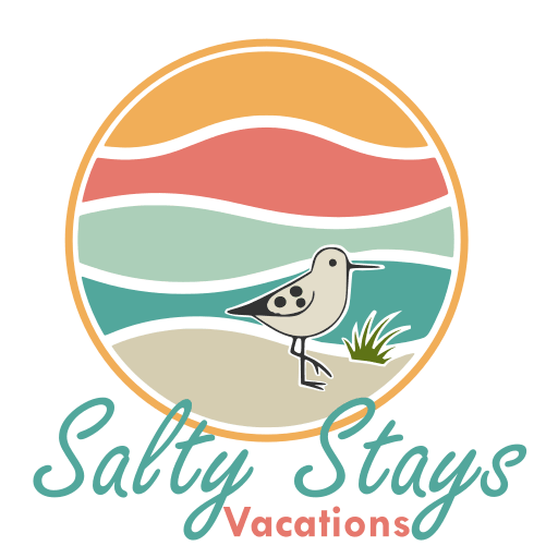 Logo: Bird on beach with 