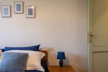 Pillows on a bed