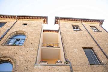 Tall brick building