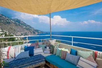 Terrace overlooking the sea