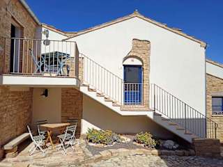 External steps to a home in Italy