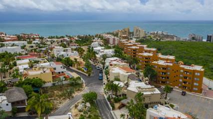Cabo Bello Community - House on Bottom Right.  Private Beach 5 min walk down street to water.