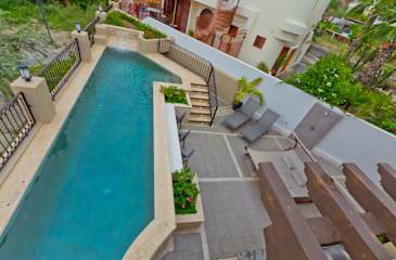 Outdoor Heated Pool and Shower