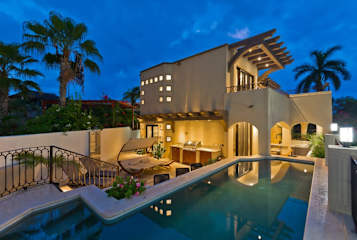 Outdoor Pool, Suntan, Dining, and Living (Lounge) Area accessed from lower Suite.