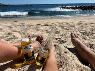 Relax! Cabo bello beach is a 7 minutes walk from this home. We supply beach chairs, umbrella, cooler and snorkel gear.
