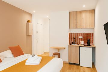 Studio Paris 19e: Proche Métro, Calme Confortable 4