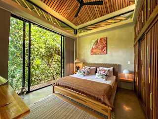 Patio caribeño | Villa de lujo en la selva con piscina