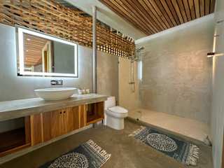 Patio caribeño | Villa de lujo en la selva con piscina