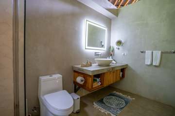 Patio caribeño | Villa de lujo en la selva con piscina