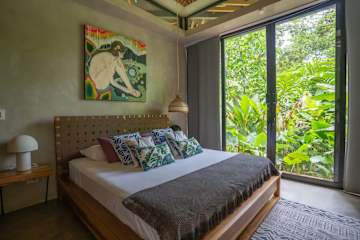 Patio caribeño | Villa de lujo en la selva con piscina