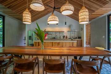 Patio caribeño | Villa de lujo en la selva con piscina