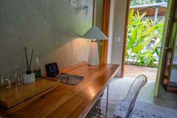 Patio caribeño | Villa de lujo en la selva con piscina