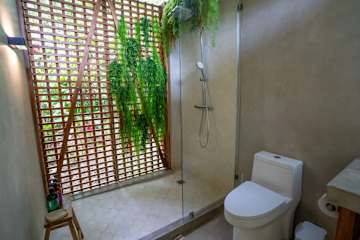 Patio caribeño | Villa de lujo en la selva con piscina