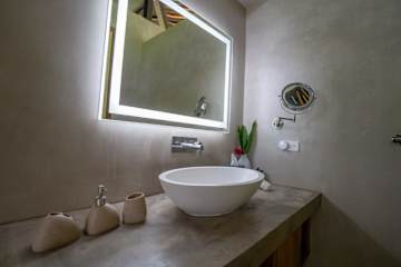 Patio caribeño | Villa de lujo en la selva con piscina